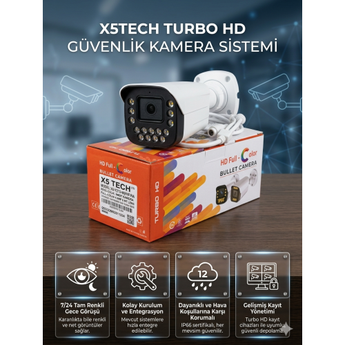 YT- 4015-IP Poeli Sesli 4Mp Warm Led 3,6mm Kamera